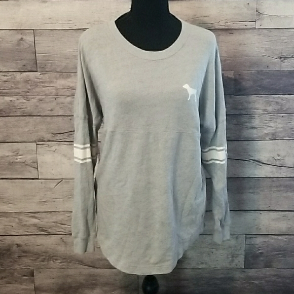 PINK Victoria's Secret Tops - LIGHT WEIGHT PINK VICTORIA'S SECRET SWEATSHIRT